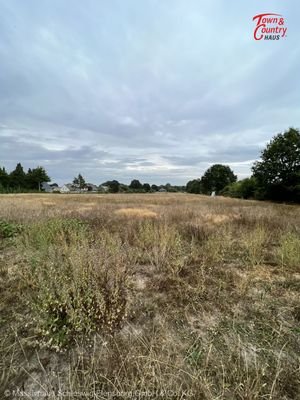 Blick auf das Grundstück