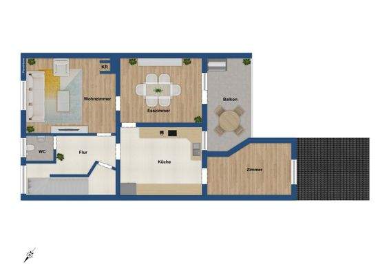 Grundriss Obergeschoss