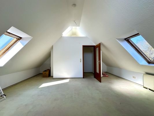 Ausgebautes Dachgeschoss