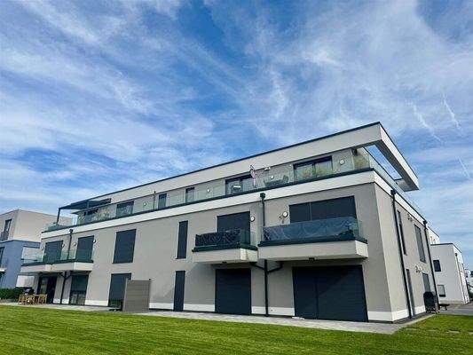 Rückansicht Wohnanlage