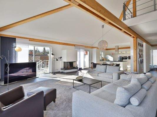 Offen gehaltener Wohn-/Essbereich