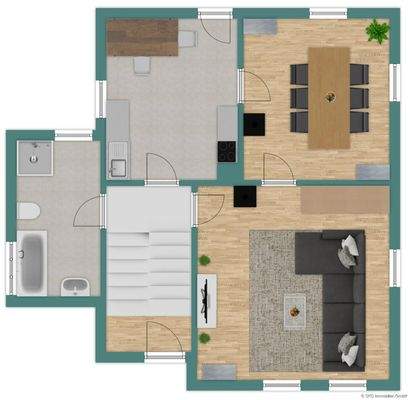 Grundriss Skizze Erdgeschoss