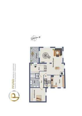 Grundriss Obergeschoss nicht maßstabsgerecht