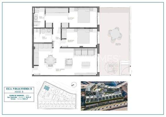 Real Estate in a Complex with a Pool in Águilas Murcia