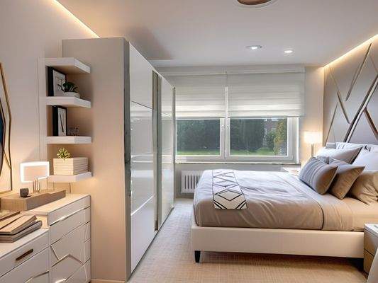 Schlafzimmer KI bearbeitet