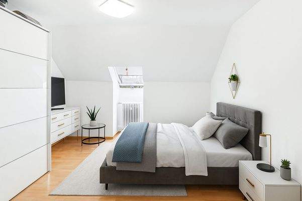 Visualisierte Ansicht Schlafzimmer