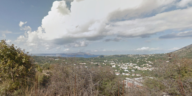 Kreta, Gavalochori: Grundstück mit unbegrenztem Panoramablick auf das Meer zu verkaufen