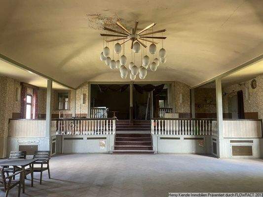 Ein Blick in den ehemaligen Tanzsaal