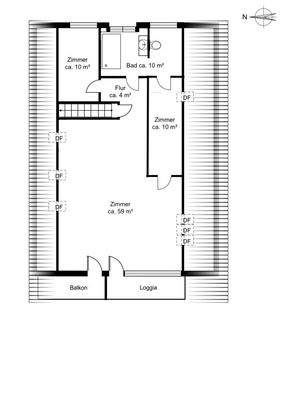 Grundriss Obergeschoss