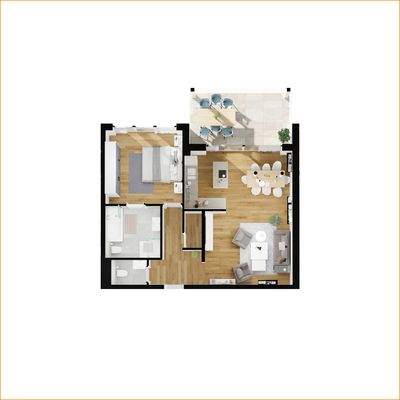 FALC-SL-15832_Grundriss_2 Zimmer_Etage