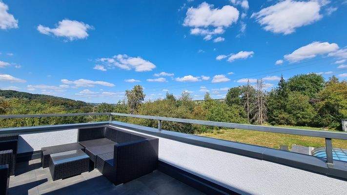 Dachterrasse mit Fernblick