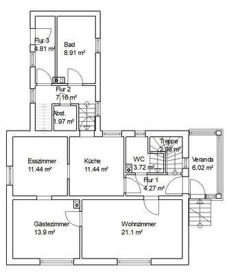 Grundriss Erdgeschoß