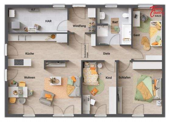 Grundriss großer HAR