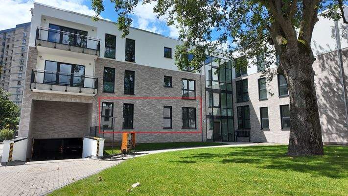 Moderne Mehrfamilienhäuser