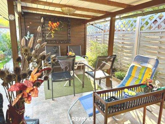 Überdachte Terrasse
