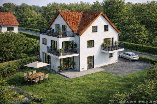 Geplante Gartenansicht II