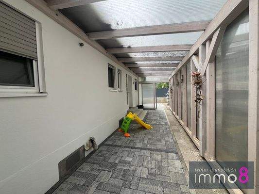 Geschützter Eingangsbereich