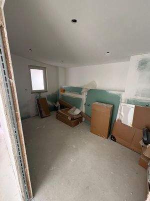 Badezimmer in der Fertigstellung