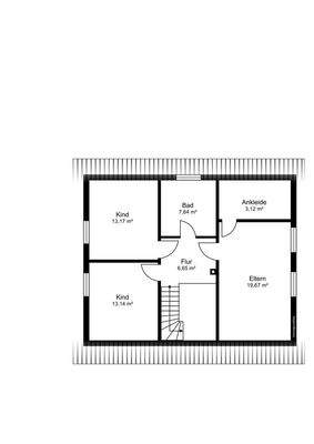 Grundriss Dachgeschoss