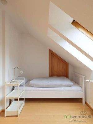 Blick ins kleine Schlafzimmer