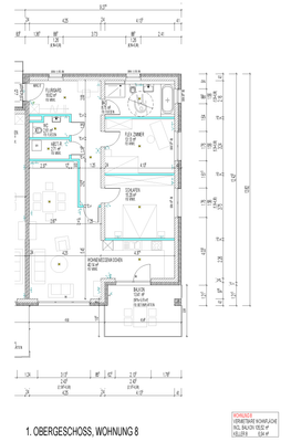 Grundrissplan Wohnung-Nr. 8