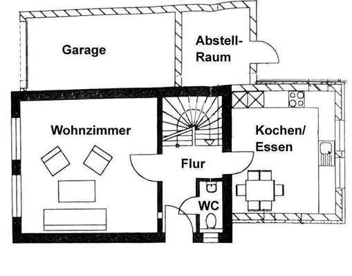 Grundriss Haus 2 Erdgeschoss