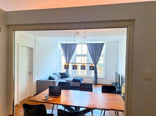 Blick aus dem Arbeitszimmer