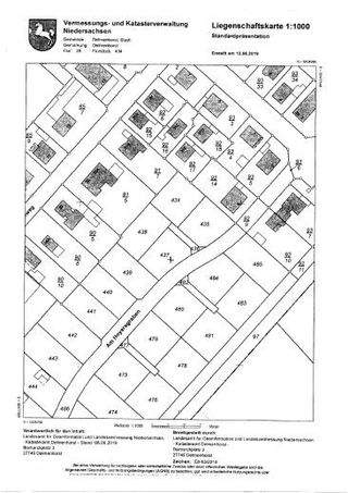 Baugrundstück von 560m² - Delmenhorst - Schafkoven - Am Hoyersgraben - sehr ruhig gelegen - für Einfamilienhausbebauung - ! Bauträgerfrei !