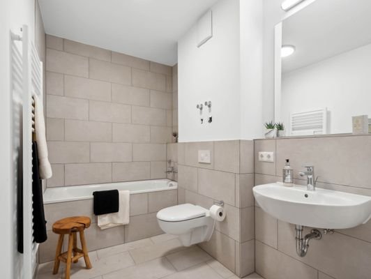 Badezimmer Musterwohnung