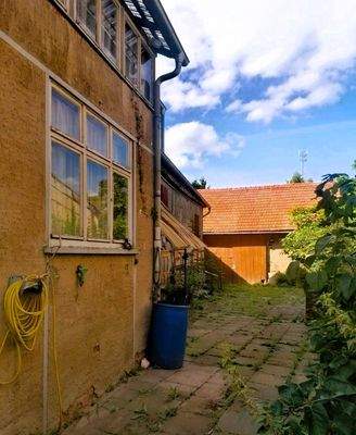 Ansicht Hof und Scheune