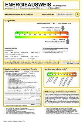 Energieausweis RMH 7b
