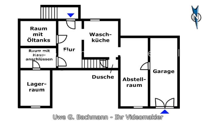 Grundriss KG  - Skizze ohne Maßstab