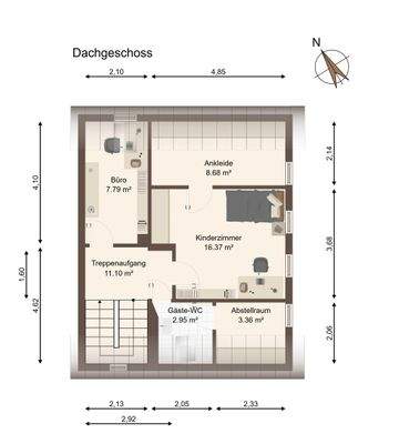Grundriss Dachgeschoss