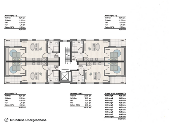 Grundriss Obergeschoss
