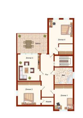 Grundriss Obergeschoss