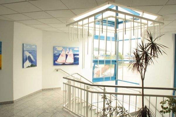 freundliches Treppenhaus