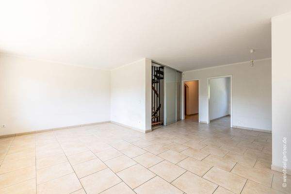 Blick vom Wohnzimmer 