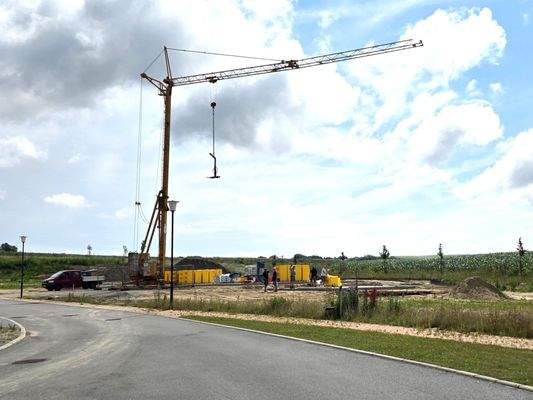 ...es geht los, Baustart