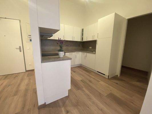 Küche komplett möbliert