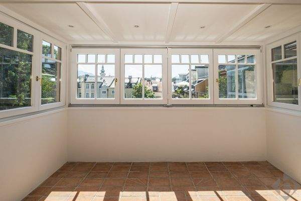 Loggia im Wohnzimmer