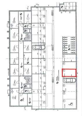 Grundrissplan Stellplatz mit Kennzeichnung