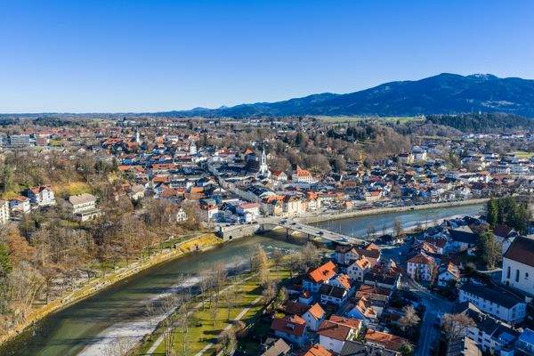 Blick auf Bad Tölz von Nord-Westen