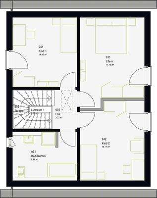 Beispiel Grundriss DG