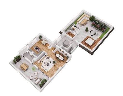 Grundrissskizze Ebene 2