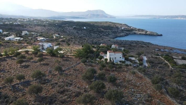 Kreta, Kokkino Chorio: Grundstück in fantastischer Lage zum Verkauf in Kokkino Chorio mit Baugenehmigung