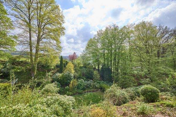 Gartenbereich Balkonblick