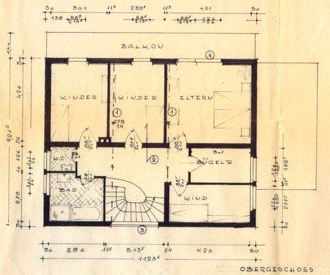 Grundriss Obergeschoß