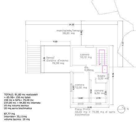 300 Planimetria piano primo