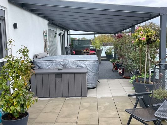 Dachterrasse - teilweise überdacht