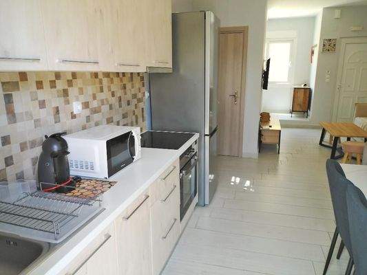 Kreta Pirgos Psilonerou - Doppelhaushälfte mit Meerblick - zu Fuß zum Strand